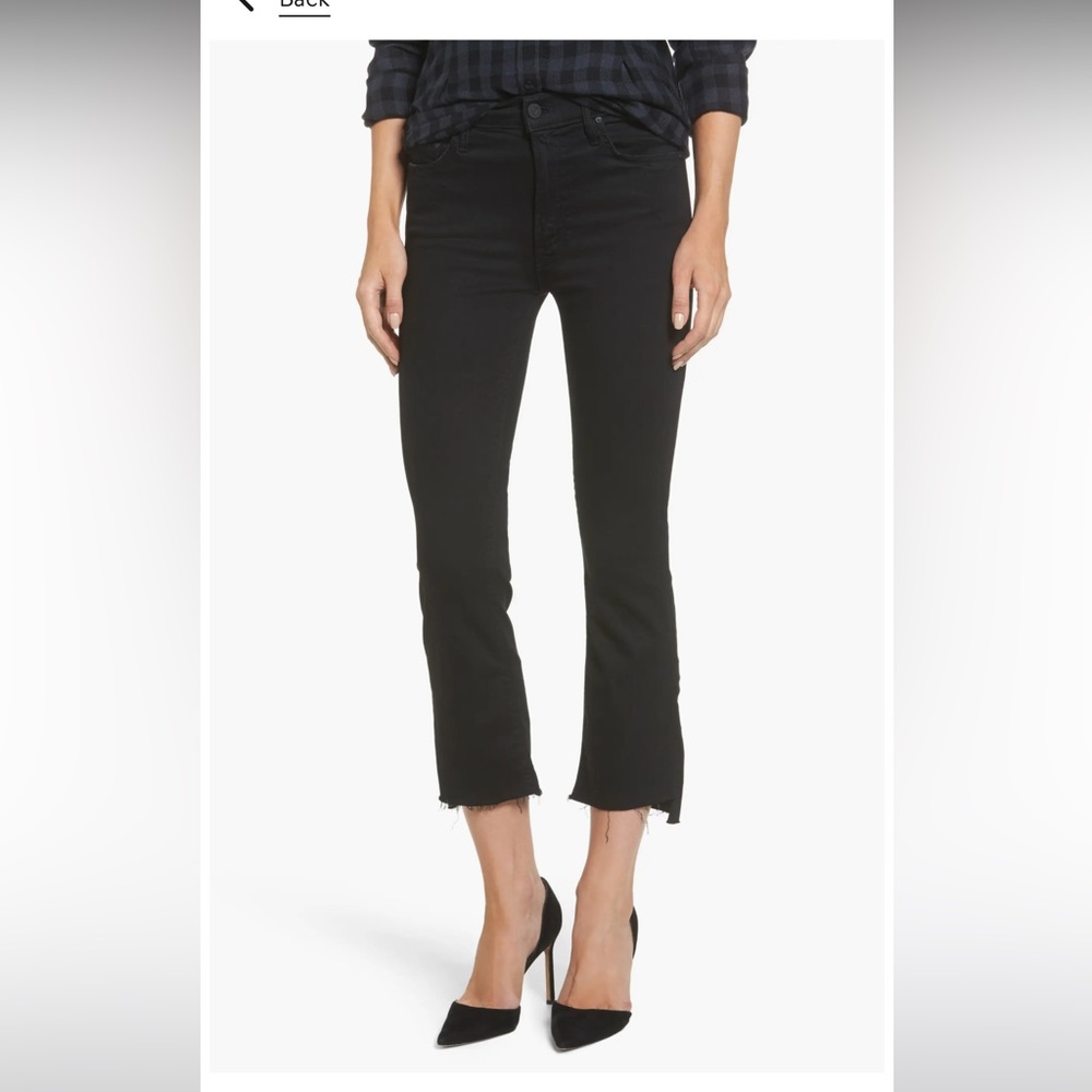 MOTHER the insider crop step fray size 24
